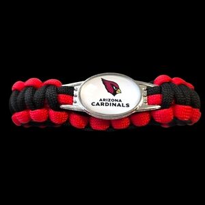 Arizona Cardinals Red and Black Paracord Bracelet